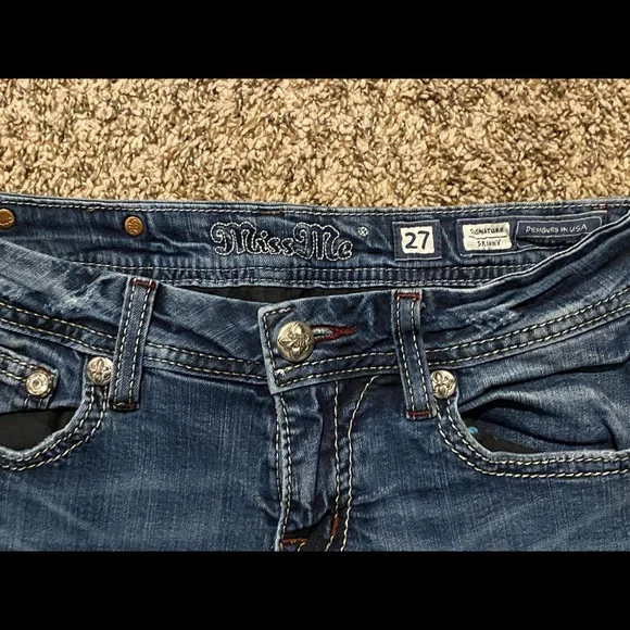 Miss Me Skinny Jeans 27 - Picture 2 of 5